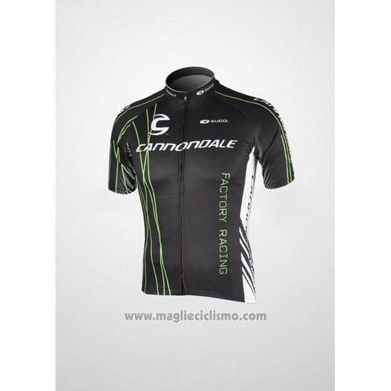 2010 Abbigliamento Ciclismo Cannondale Nero Manica Corta e Salopette
